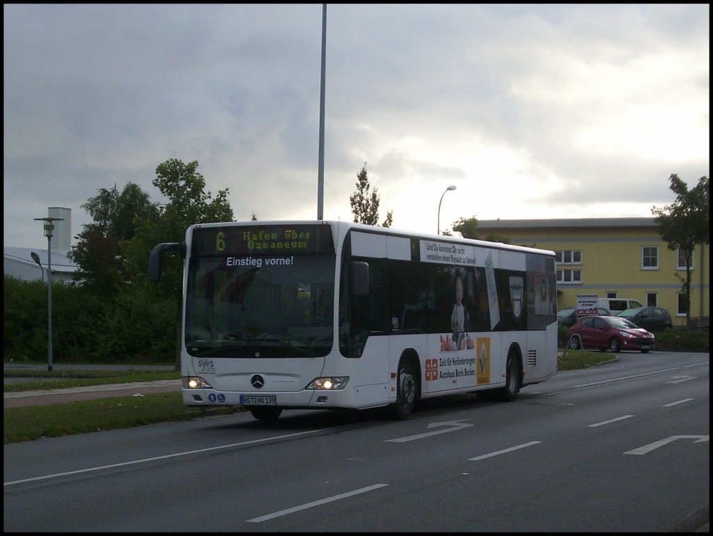 Mercedes Citaro II der Stadtwerke Stralsund in Stralsund.