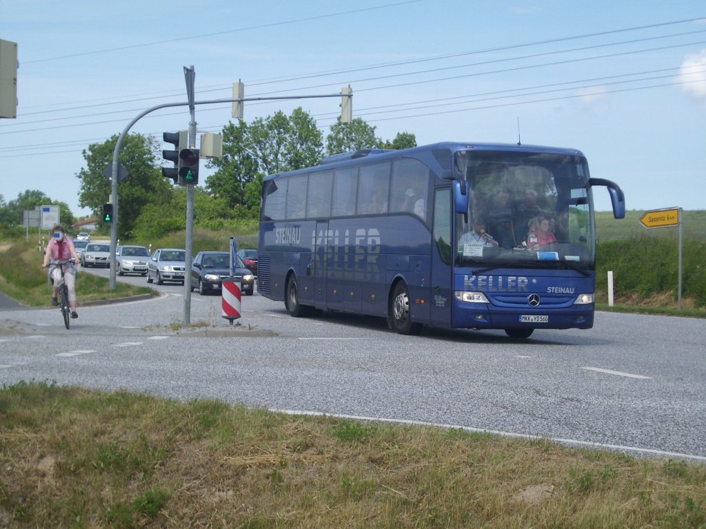 Mercedes Tourismo von Keller aus Deutschland in Mukran.
