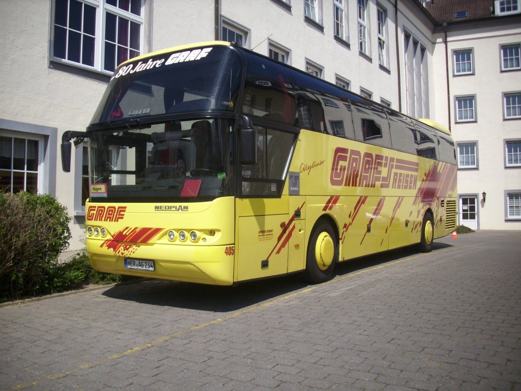 Neoplan Cityliner von Graf aus Deutschland in Sassnitz.