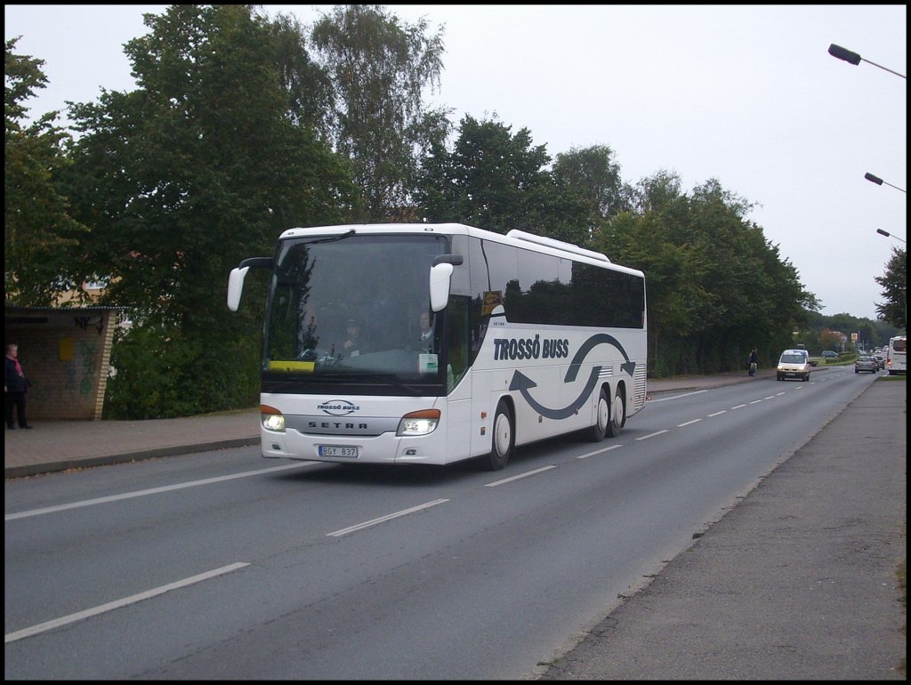 Setra 416 GT-HD von Tross Buss aus Schweden in Sassnitz.