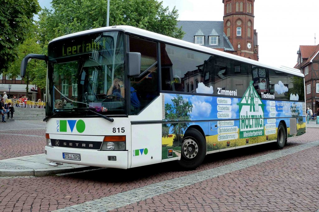 Setra als Linienbus der KVG Stade, Juli 2012