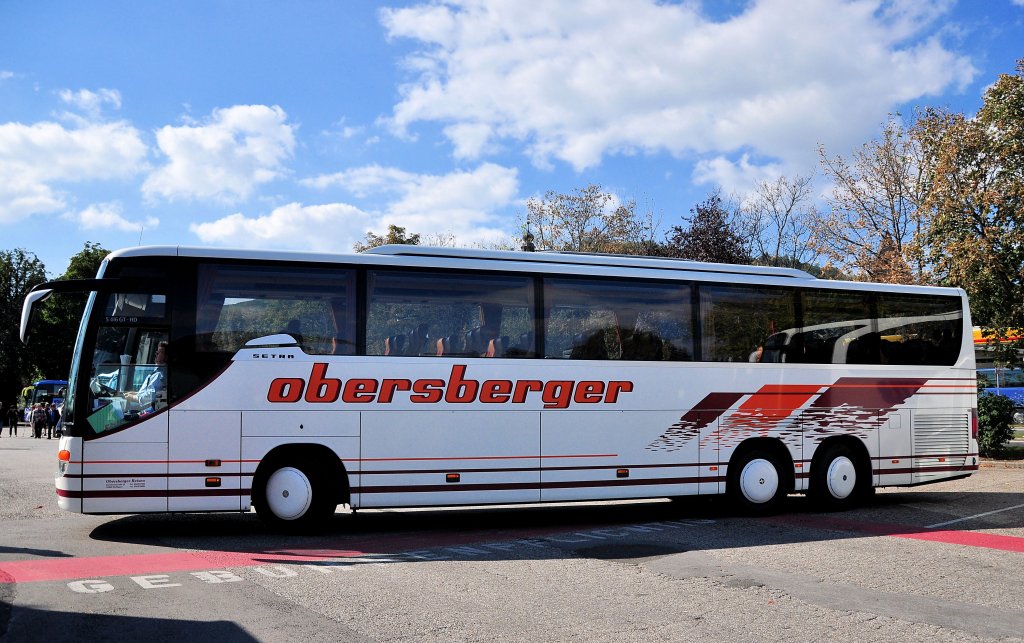SETRA S416 GT-HD von OBERSBERGER Reisen aus Deutschland.Krems,September 2012.