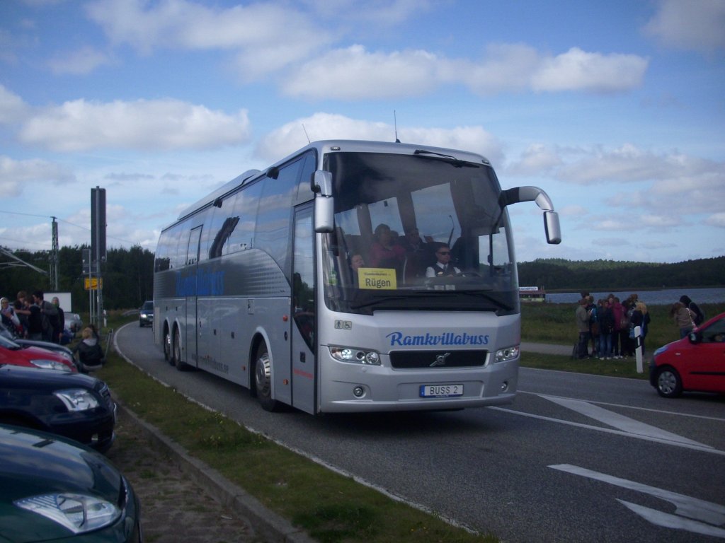 Volvo 9700 von Ramkvillabuss aus Schweden in Lietzow.