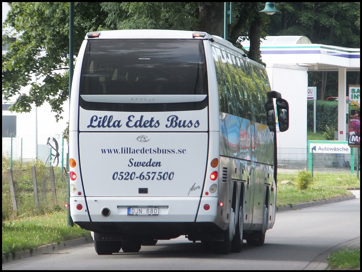 Beulas Aura von Lilla Edets Buss aus Schweden in Bergen.