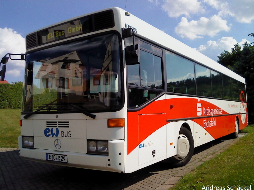 EIC R 29 MB O407 der EW Bus GmbH auf dem Abstellplatz in Mackenrode/Eichsfeld
