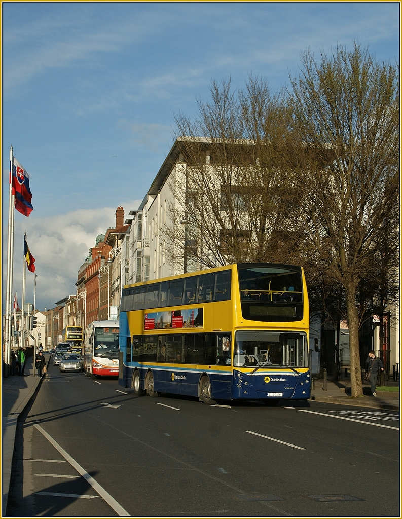 Ein Dublin-Bus in der Irischen Hauptstadt.
25. April 2013