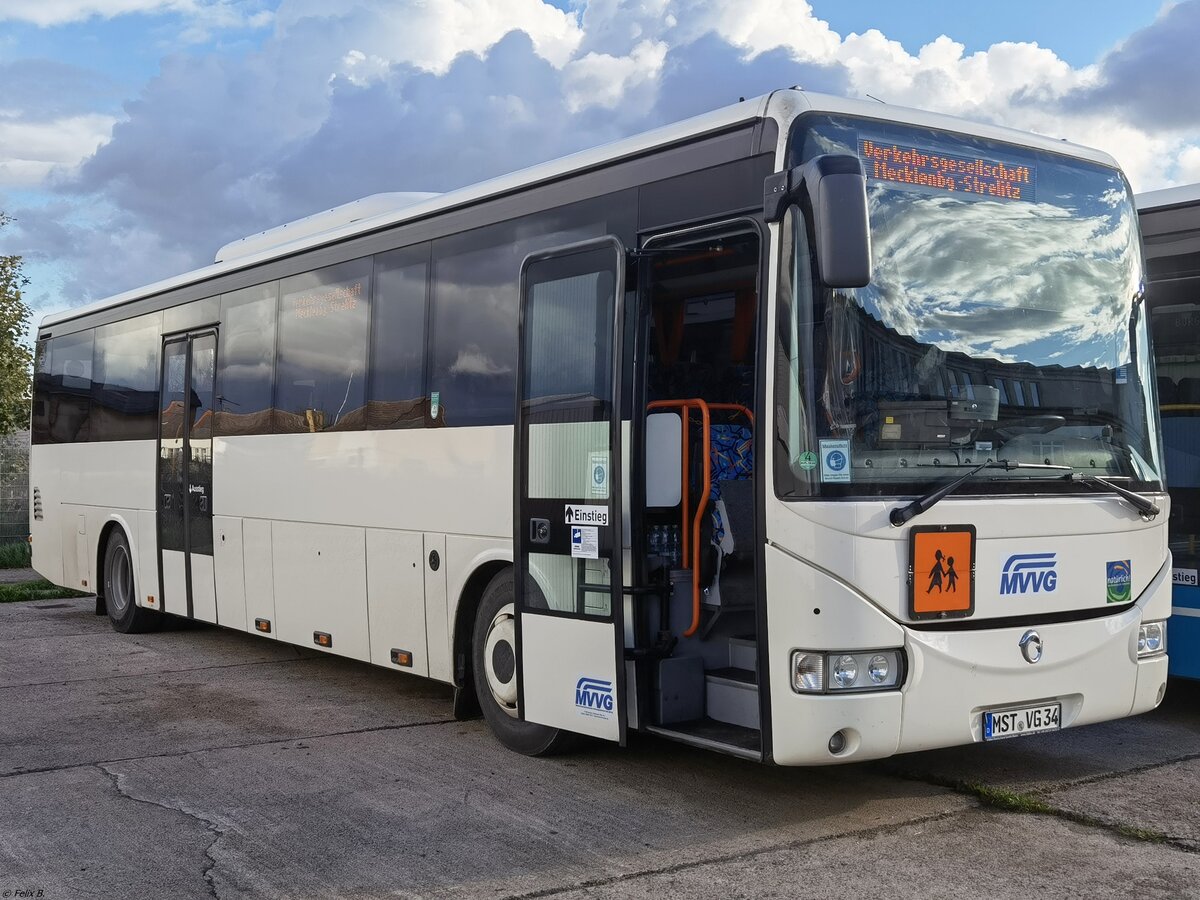 Irisbus Crossway der MVVG in Burg Stargard.