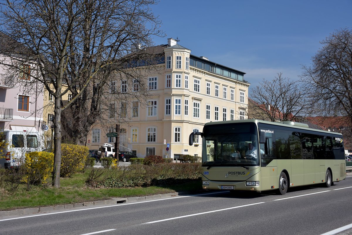 Irisbus,Postbus der BB in Krems unterwegs.