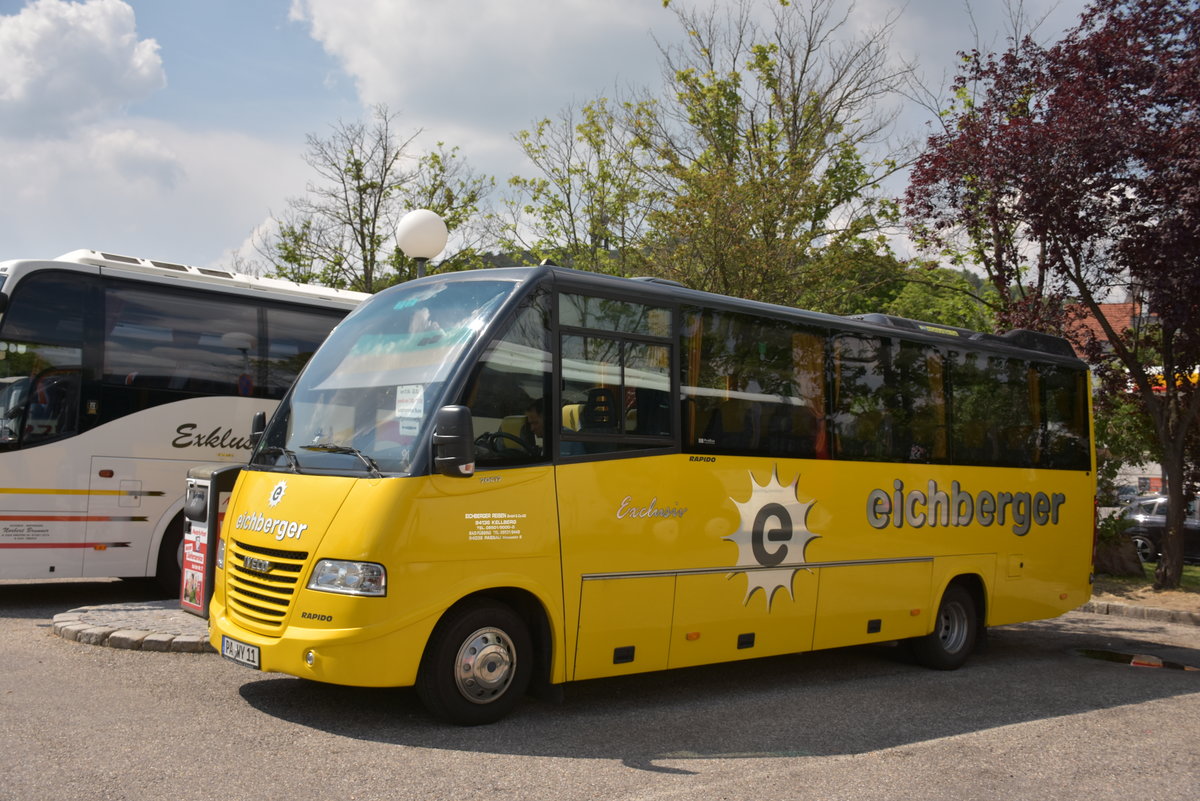 IVECO Rapido 70C17 von Eichberger Reisen aus der BRD im Mai 2018 in Krems.