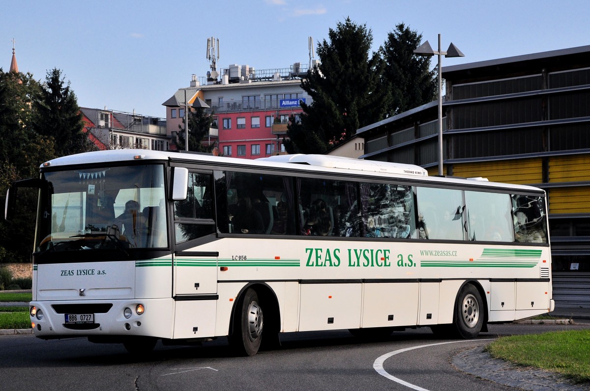 Karosa LC 956 aus der CZ am 20.9.2014 in Krems unterwegs.