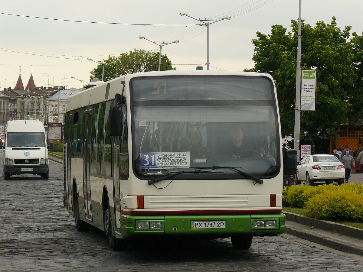 Lviv ATP-14630 DAF Den Oudsten Alliance city Bus bBaujahr 1997. Ex - RET (Rotterdam, Niederlande). Chernivetskastrasse, Lviv, Ukraine 08-05-2014.
