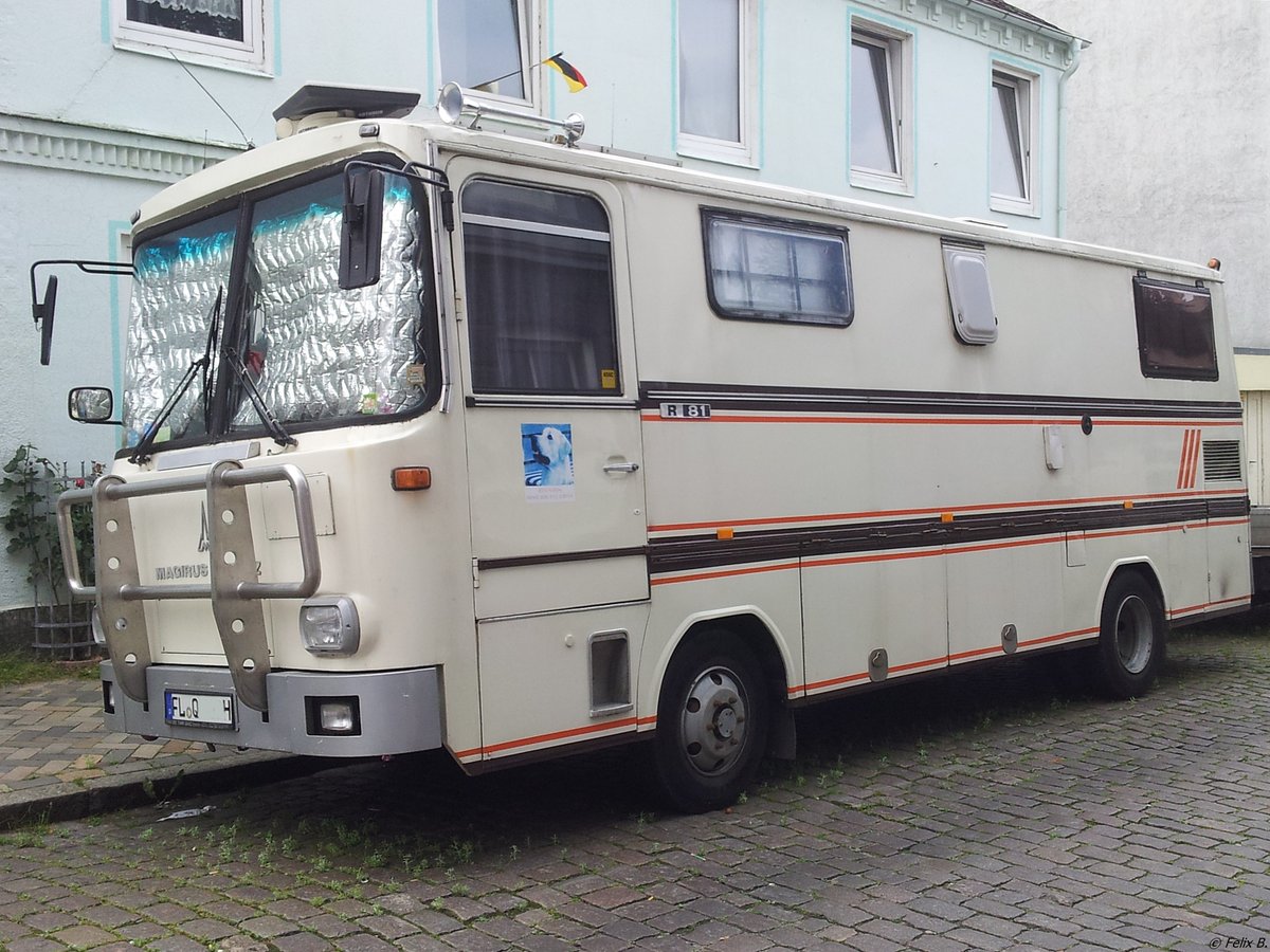 Magirus-Deutz R81 Wohnbus aus Deutschland in Flensburg.