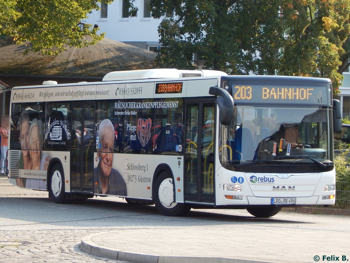 MAN Lion's City von Regionalbus Rostock in Güstrow.