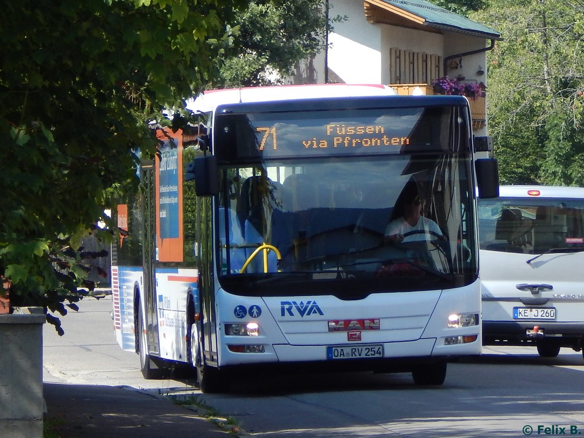 MAN Lion's City von Regionalverkehr Allgäu in Wertach.