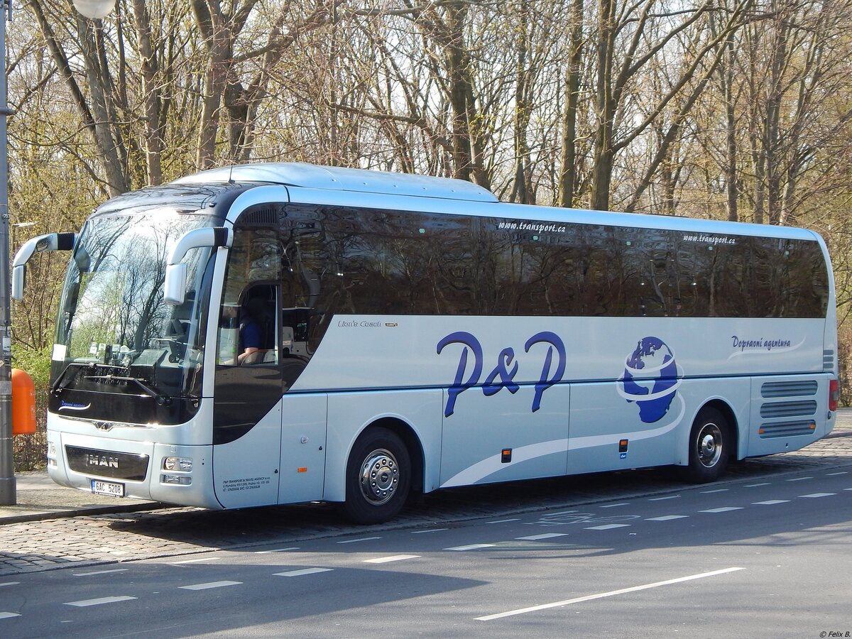 MAN Lion's Coach von P&P Transport and Travel Agency s.r.o. aus Tschechien in Berlin.