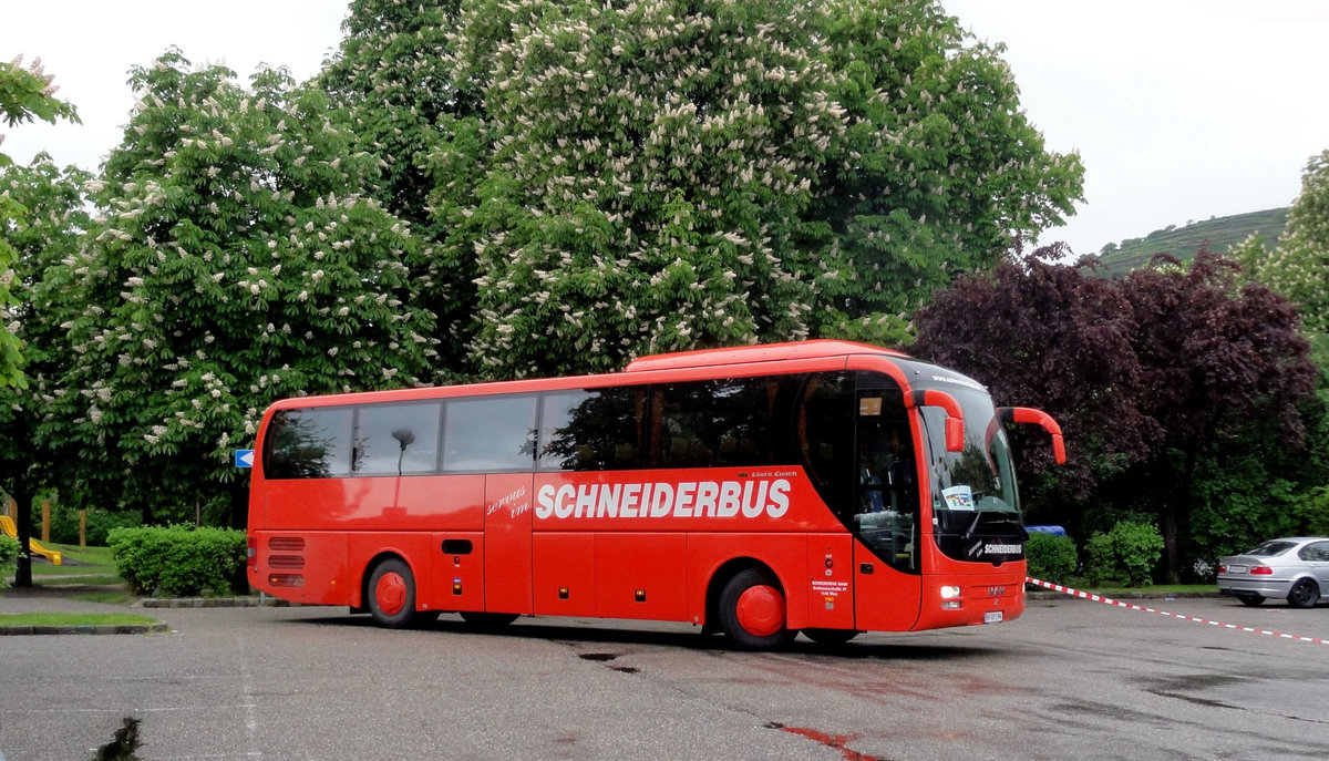 MAN Lions Coach von Schneiderbus aus Wien in Krems gesehen.