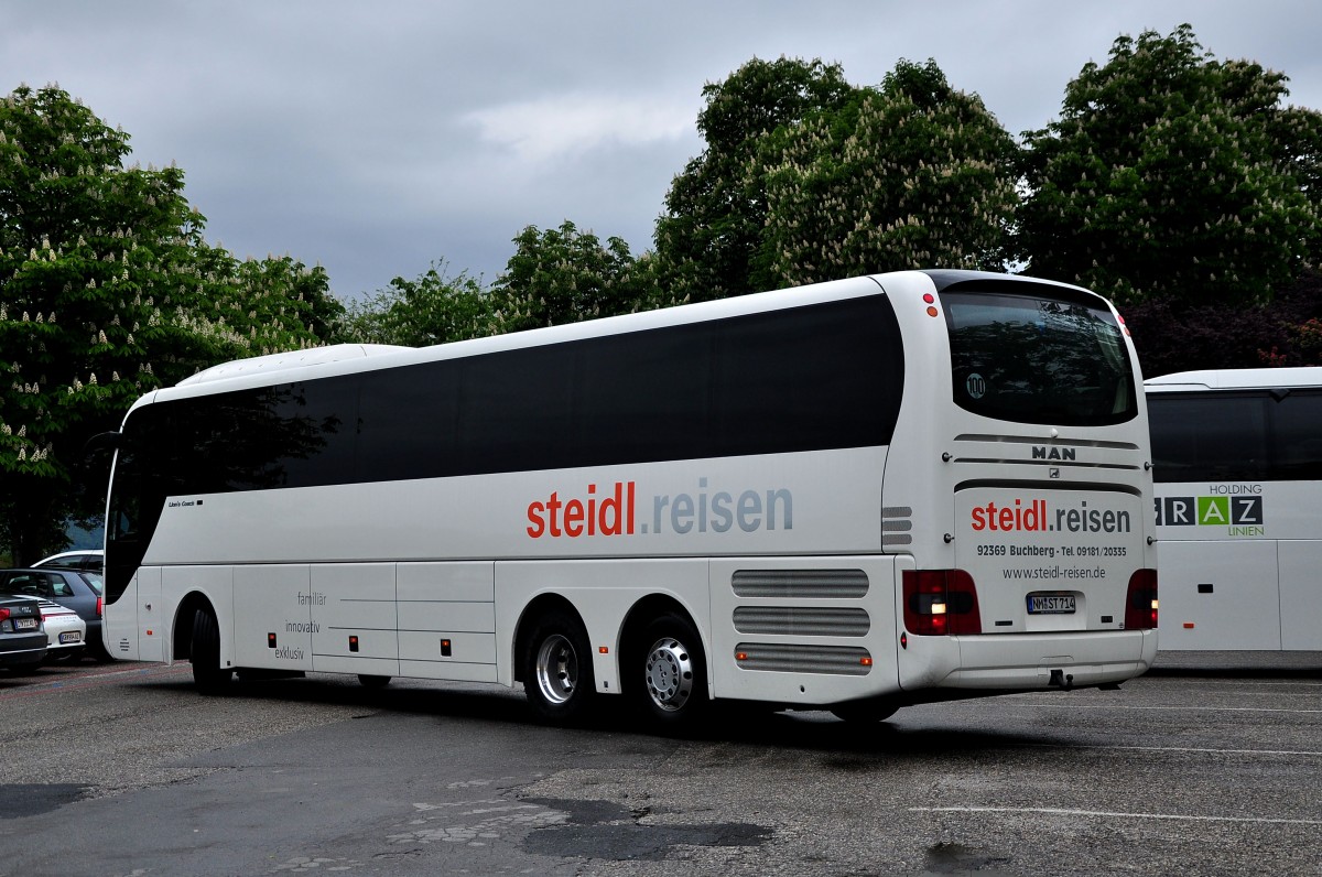 MAN LIons Coach von Steidl Reisen / BRD im Mai 2014 in Krems.