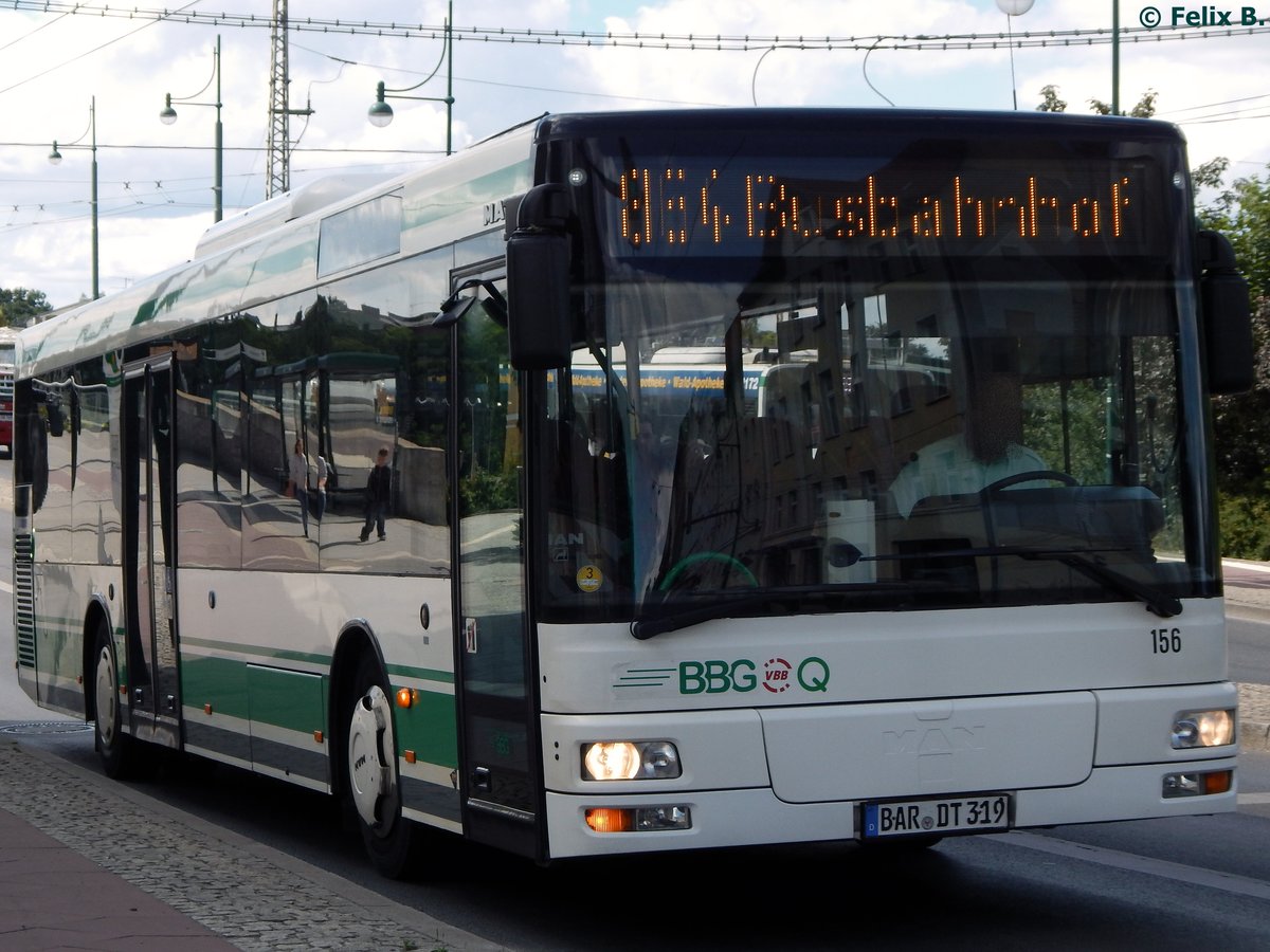 MAN Niederflurbus 2. Generation der Barnimer Busgesellschaft in Eberswalde.
