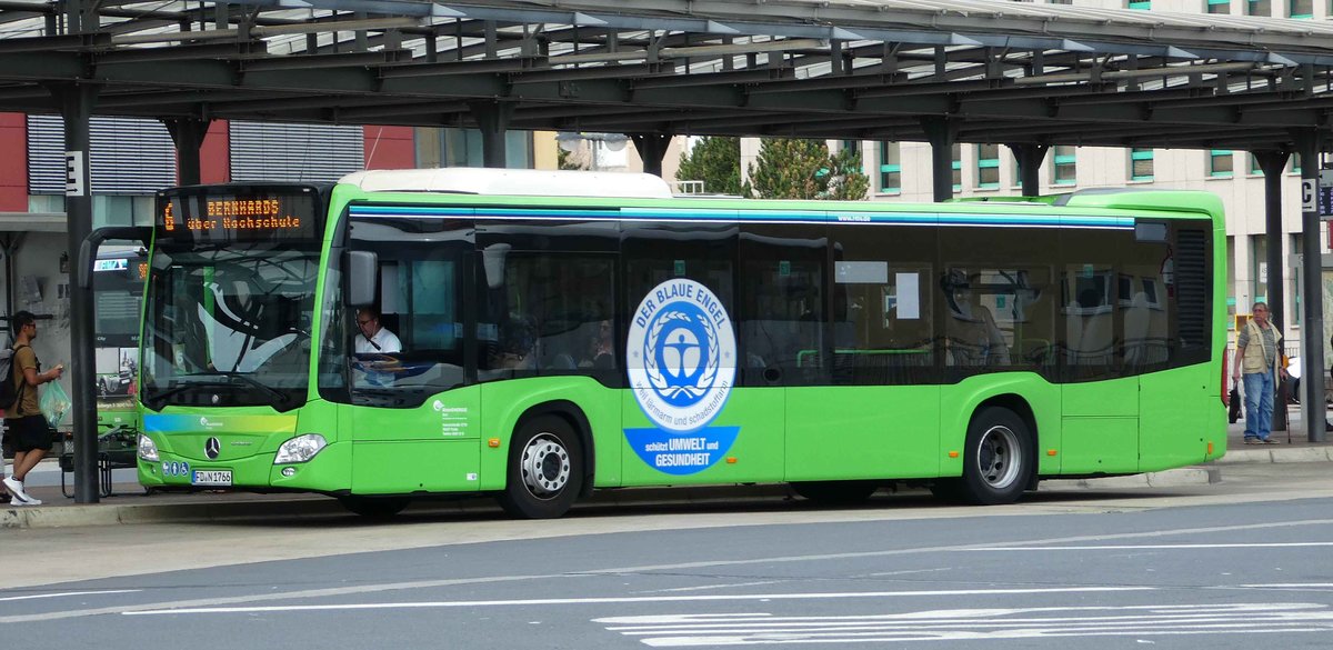MB Citaro III steht am Busbahnhof in Fulda, Juli 2018