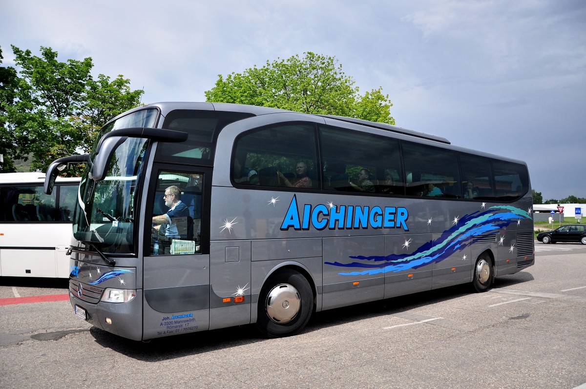 Mercedes Benz Travego von Aichinger Reisen aus sterreich am 24.Mai 2014 in Krems.