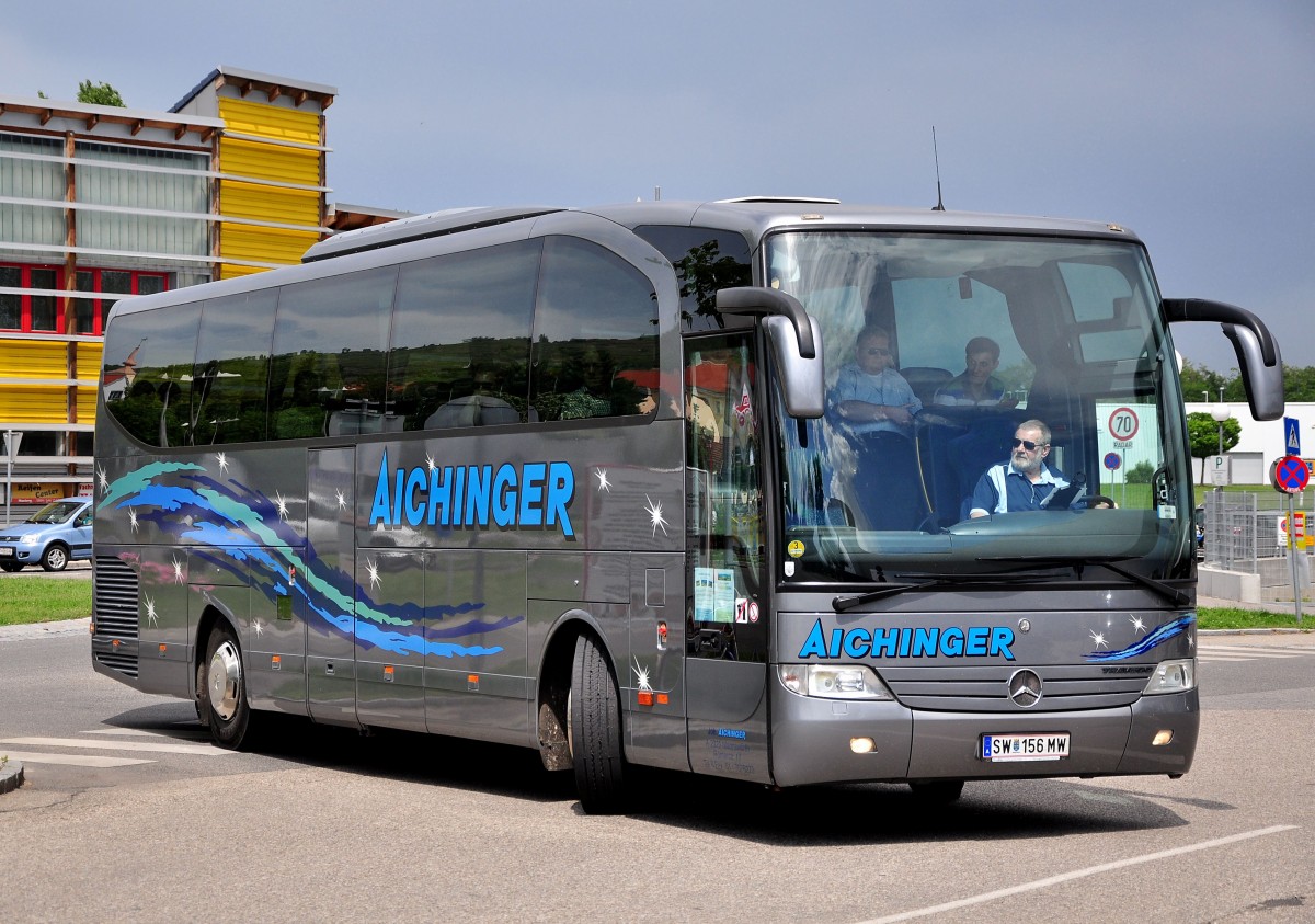 Mercedes Benz Travego von Aichinger Reisen aus sterreich am 24.Mai 2014 in Krems.