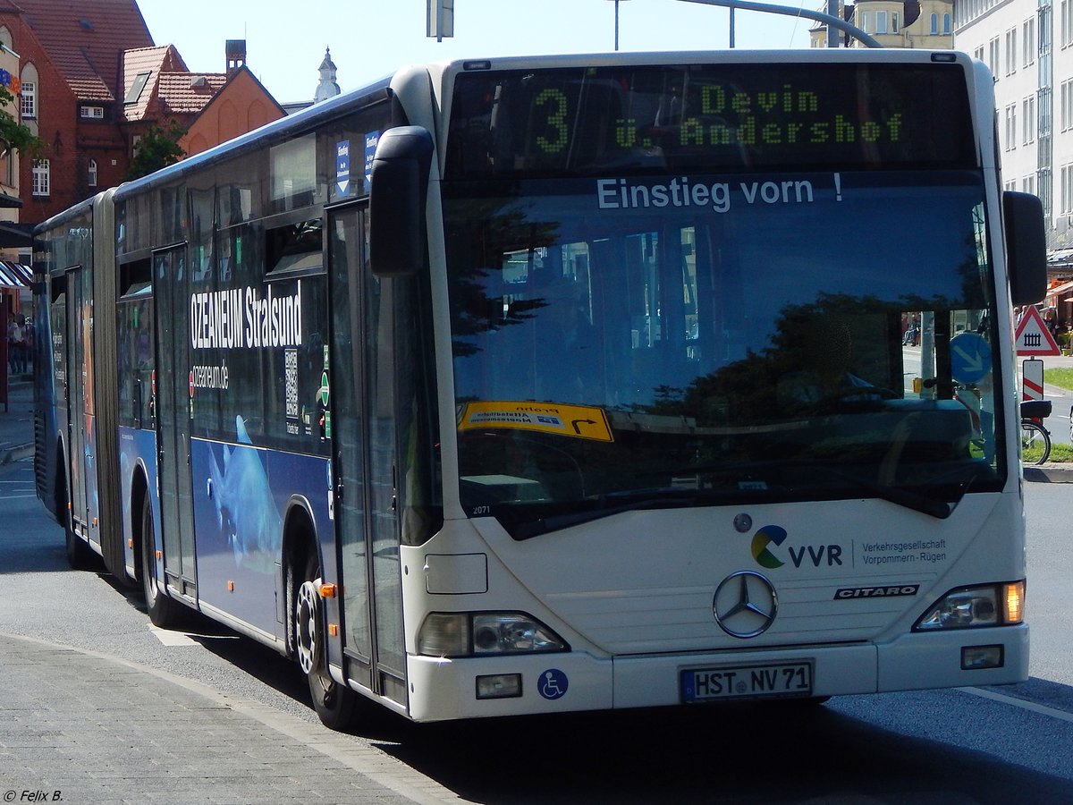Mercedes Citaro I der VVR in Stralsund. 