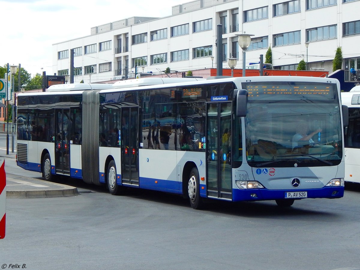 Mercedes Citaro II der Beelitzer Verkehrs- und Servicegesellschaft mbH in Potsdam.