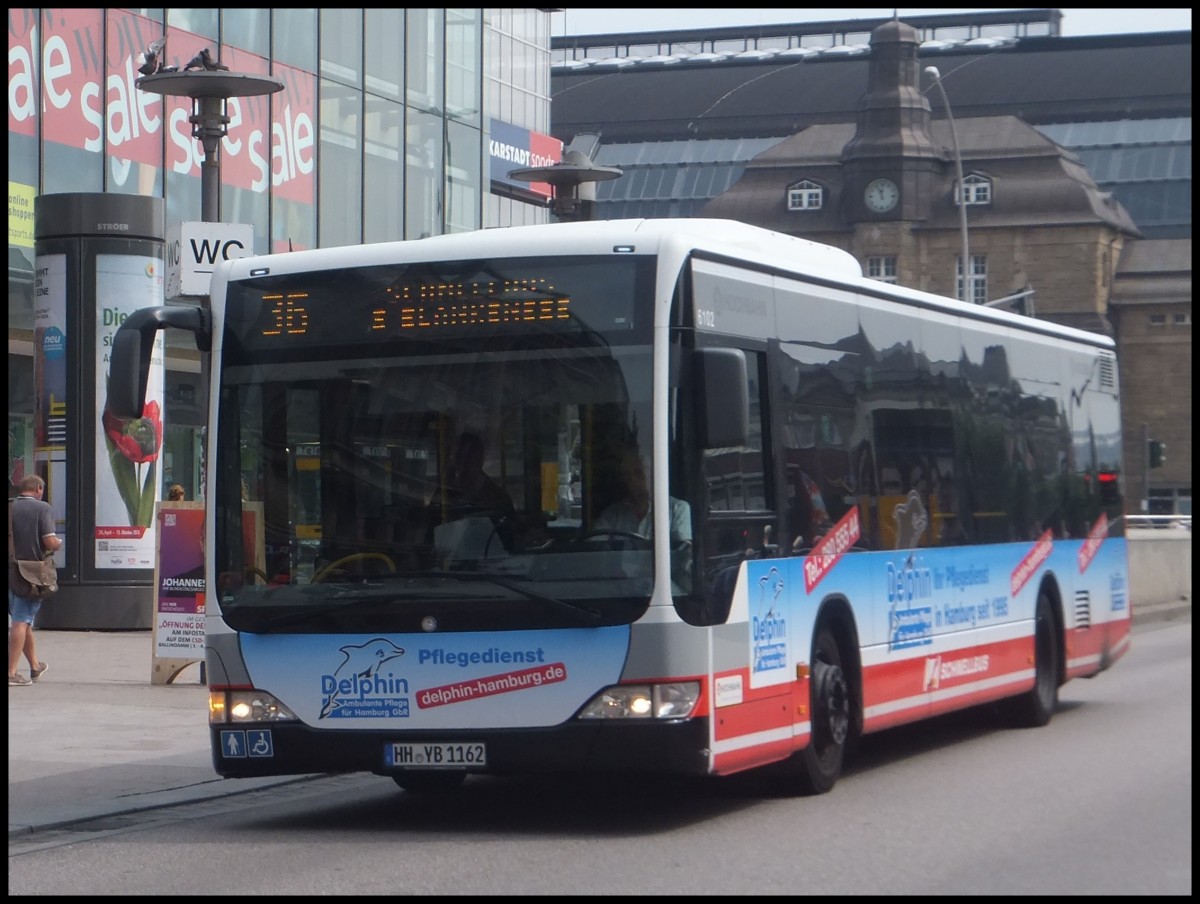 Mercedes Citaro II der Hamburger Hochbahn AG in Hamburg.