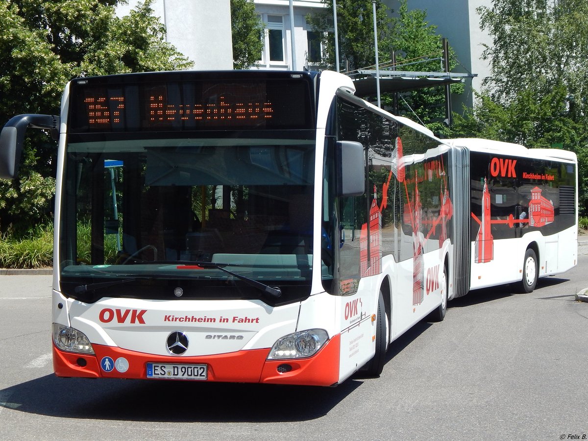 Mercedes Citaro III von Omnibusverkehr Kirchheim in Nürtingen.