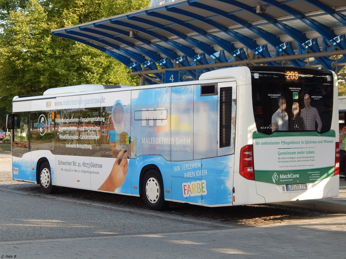 Mercedes Citaro III von Regionalbus Rostock in Güstrow.