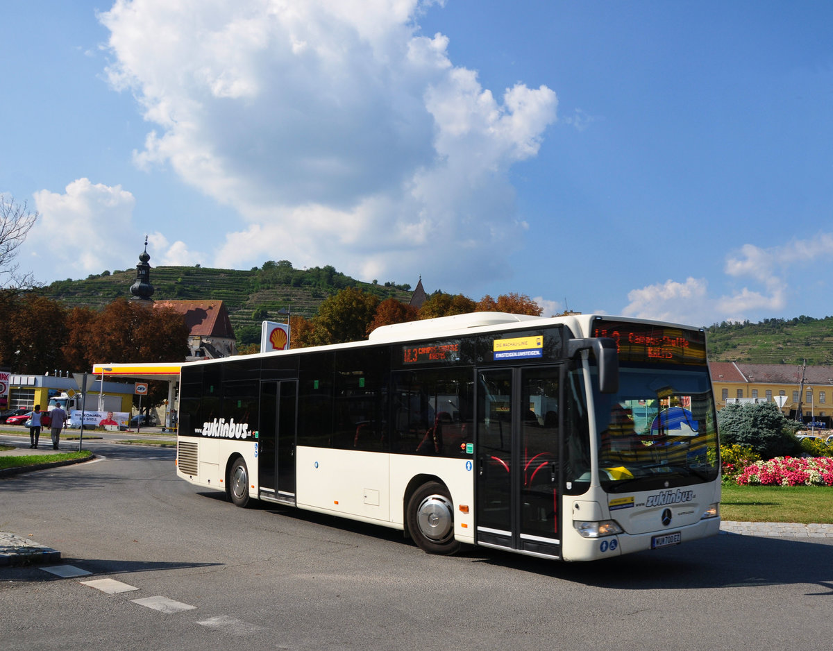 Mercedes Citaro von Zuklinbus aus sterreich in Krems gesehen.