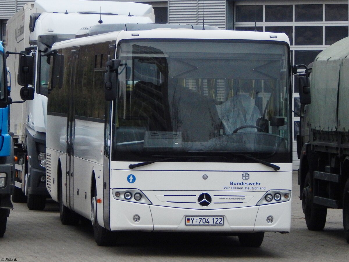 Mercedes Intouro der Bundeswehr in Neubrandenburg.