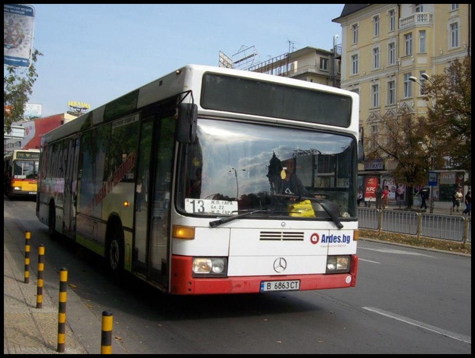 Mercedes O 405 in Varna.