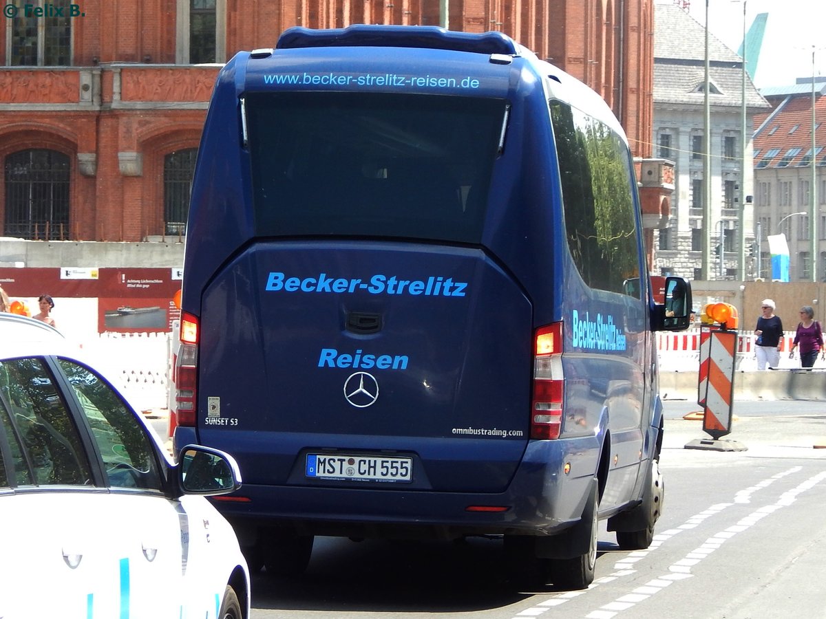 Mercedes Sprinter von Becker-Strelitz aus Deutschland in Berlin. 