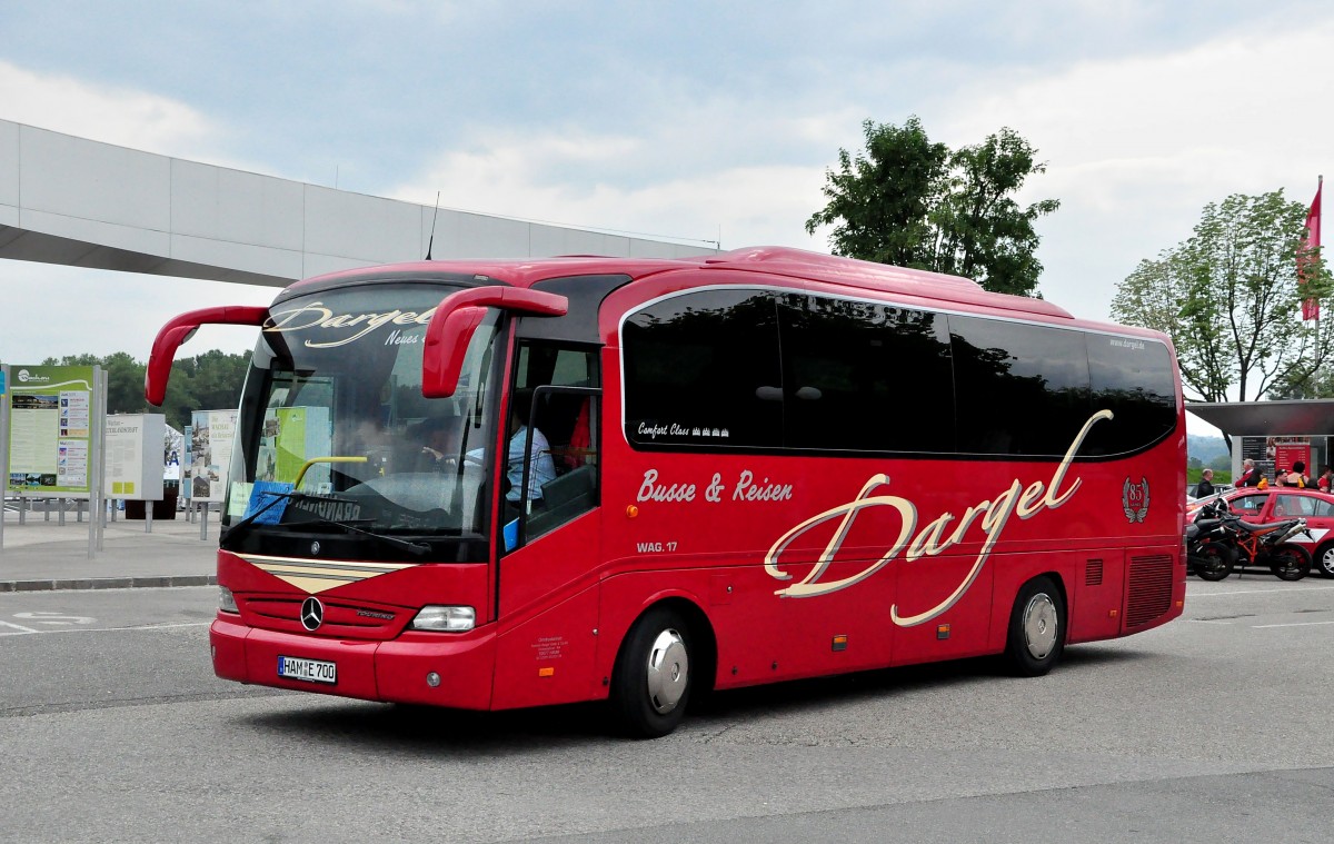 Mercedes Tourino von Dargel Reisen aus der BRD am 25.5.2015 in Krems.
