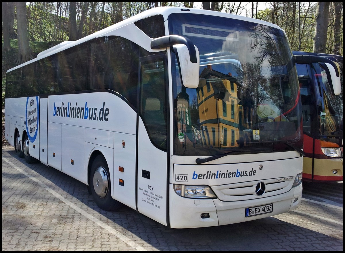 Mercedes Tourismo von BerlinLinienBus/BEX aus Deutschland in Ghren.