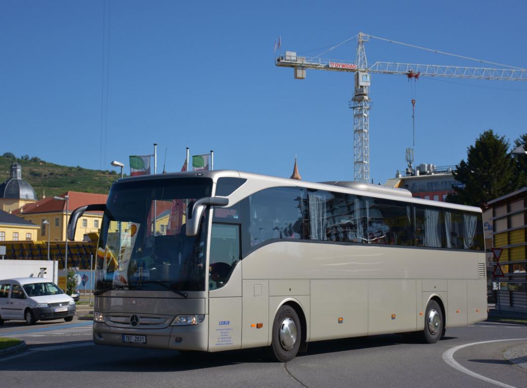 Mercedes Tourismo von Cebus Reisen aus der CZ 2017 in Krems.