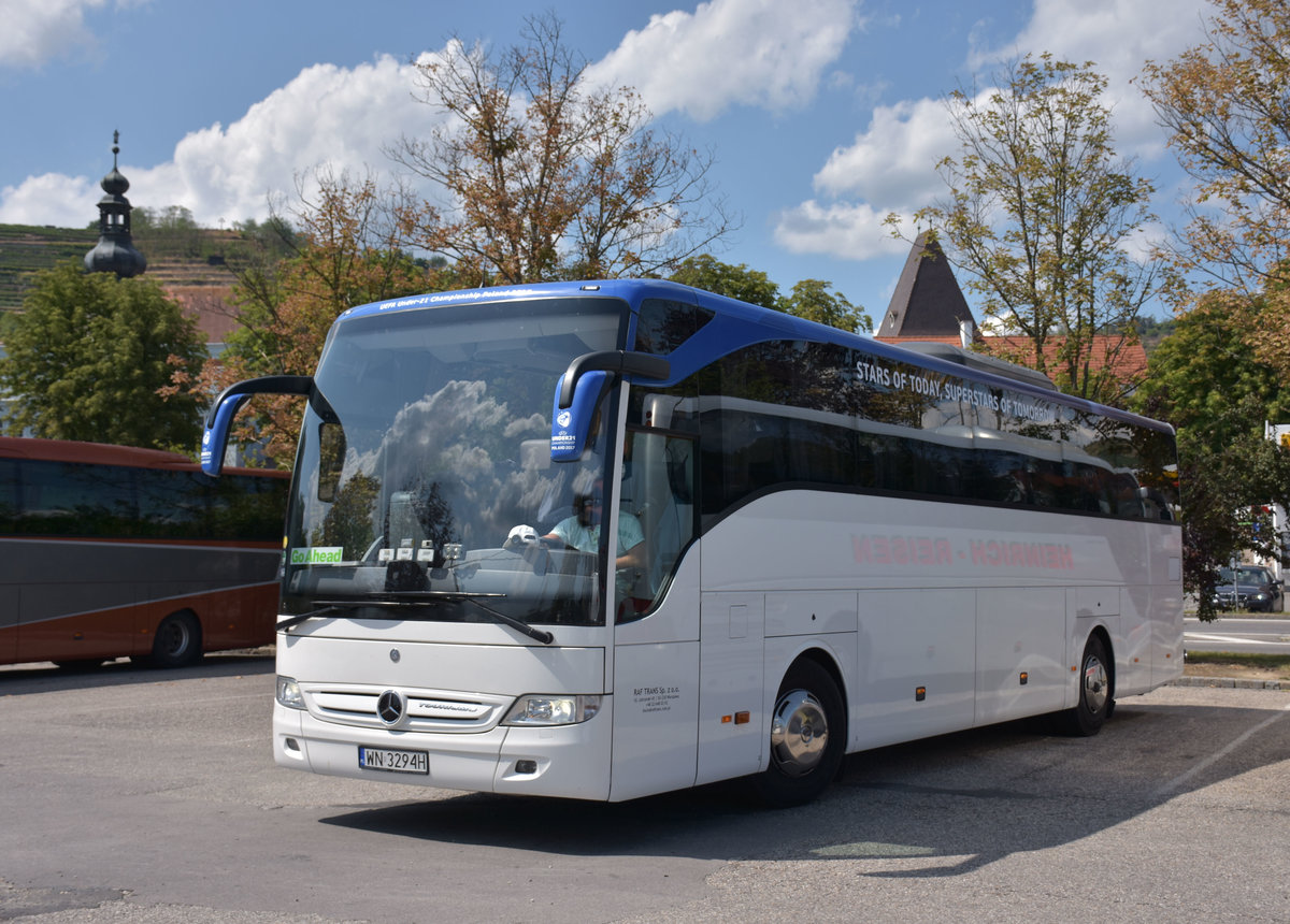Mercedes Tourismo von Raf Trans aus PL 2017 in Krems.