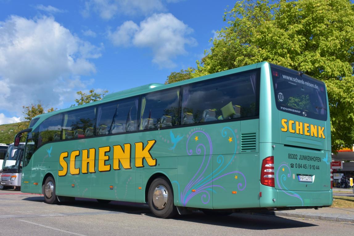 Mercedes Tourismo von SCHENK Reisen aus der BRD.