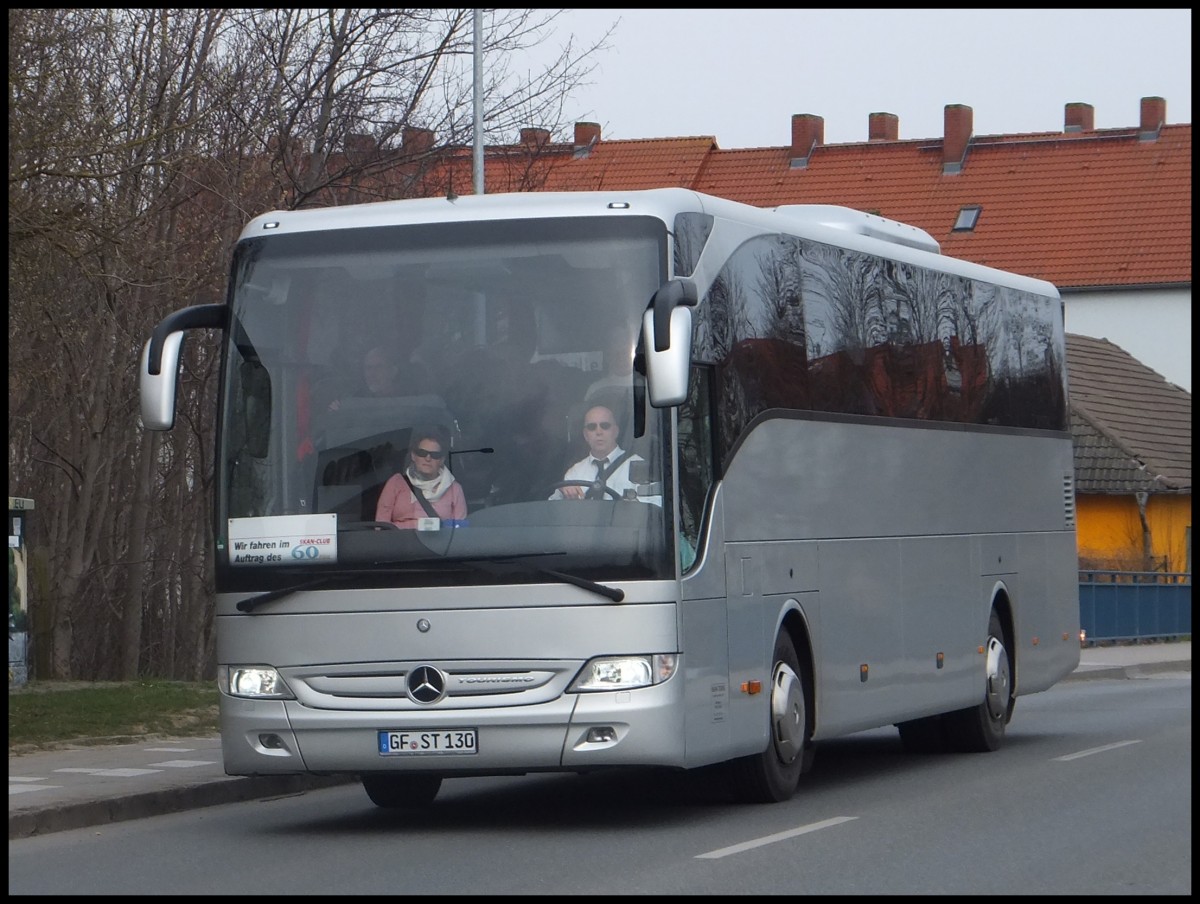 Mercedes Tourismo von Skan-Tours aus Deutschland in Sassnitz.