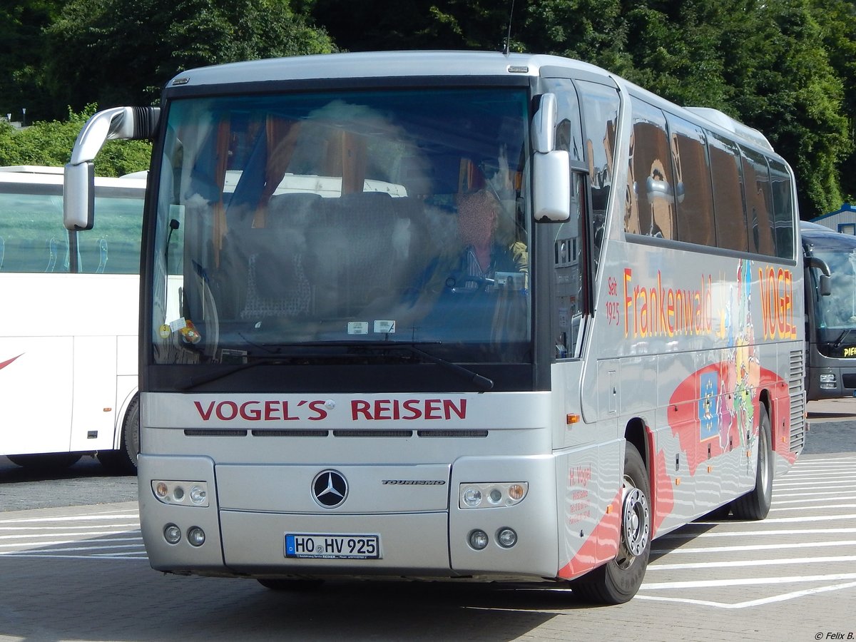 Mercedes Tourismo von Vogel aus Deutschland im Stadthafen Sassnitz.
