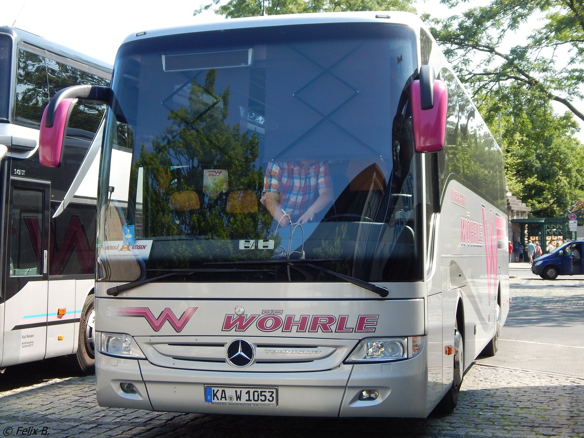 Mercedes Tourismo von Wöhrle aus Deutschland in Berlin.
