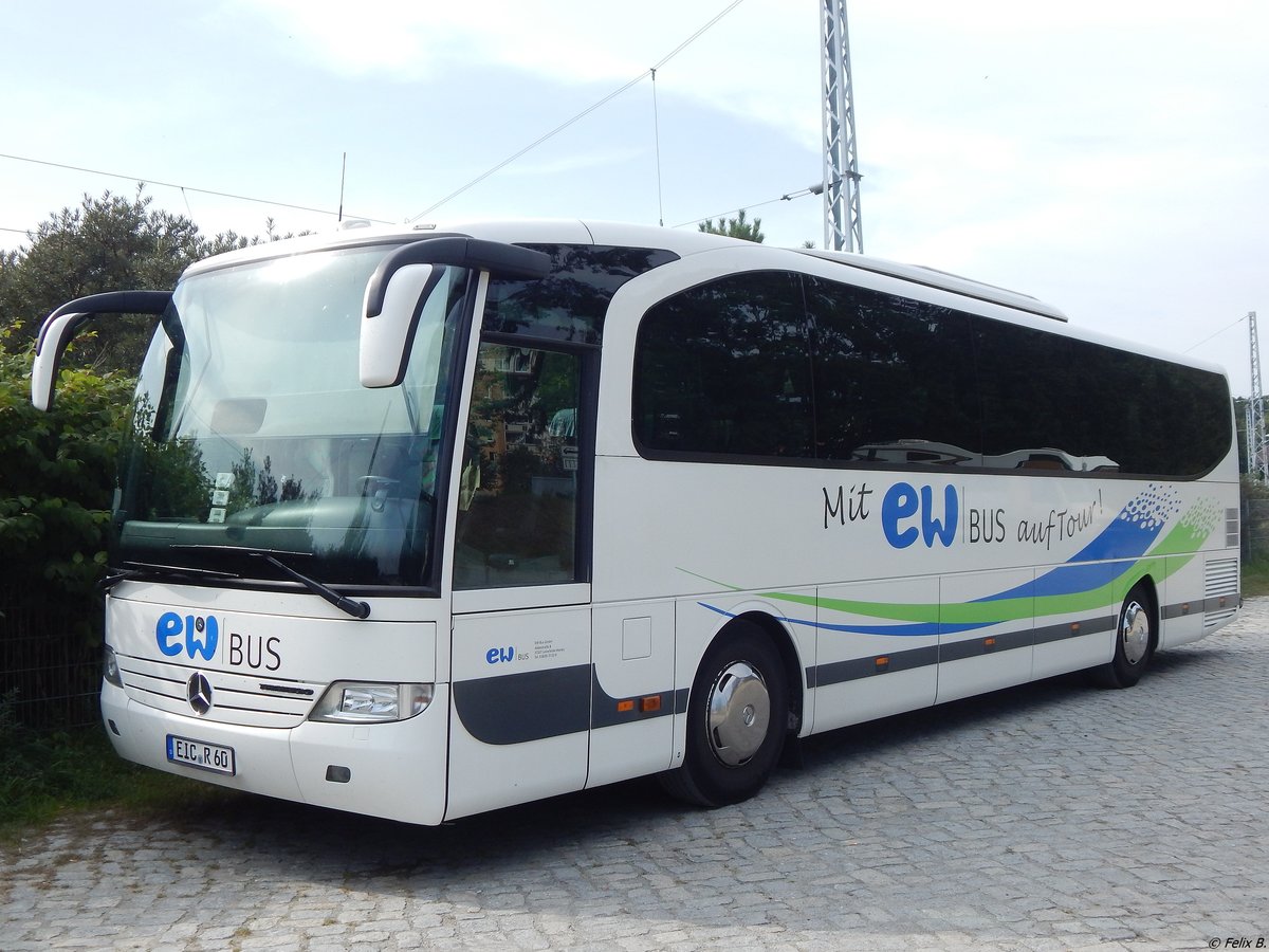 Mercedes Travego von EW Bus aus Deutschland in Binz.