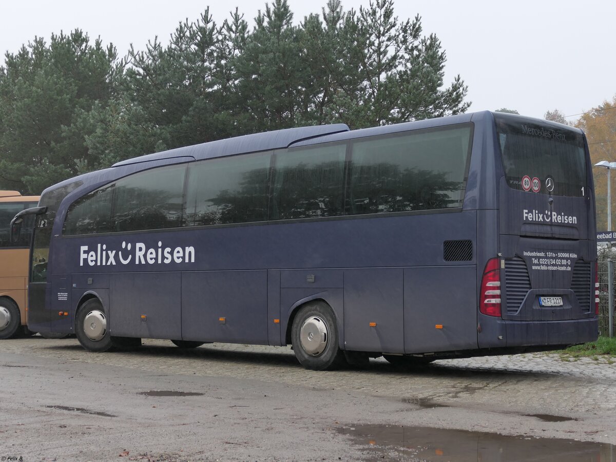 Mercedes Travego von Felix-Reisen aus Deutschland in Binz.