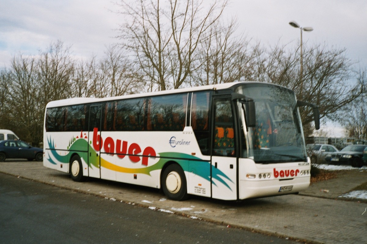 Neoplan-Euroliner K, der Fa. Bauer, in Sindelfingen