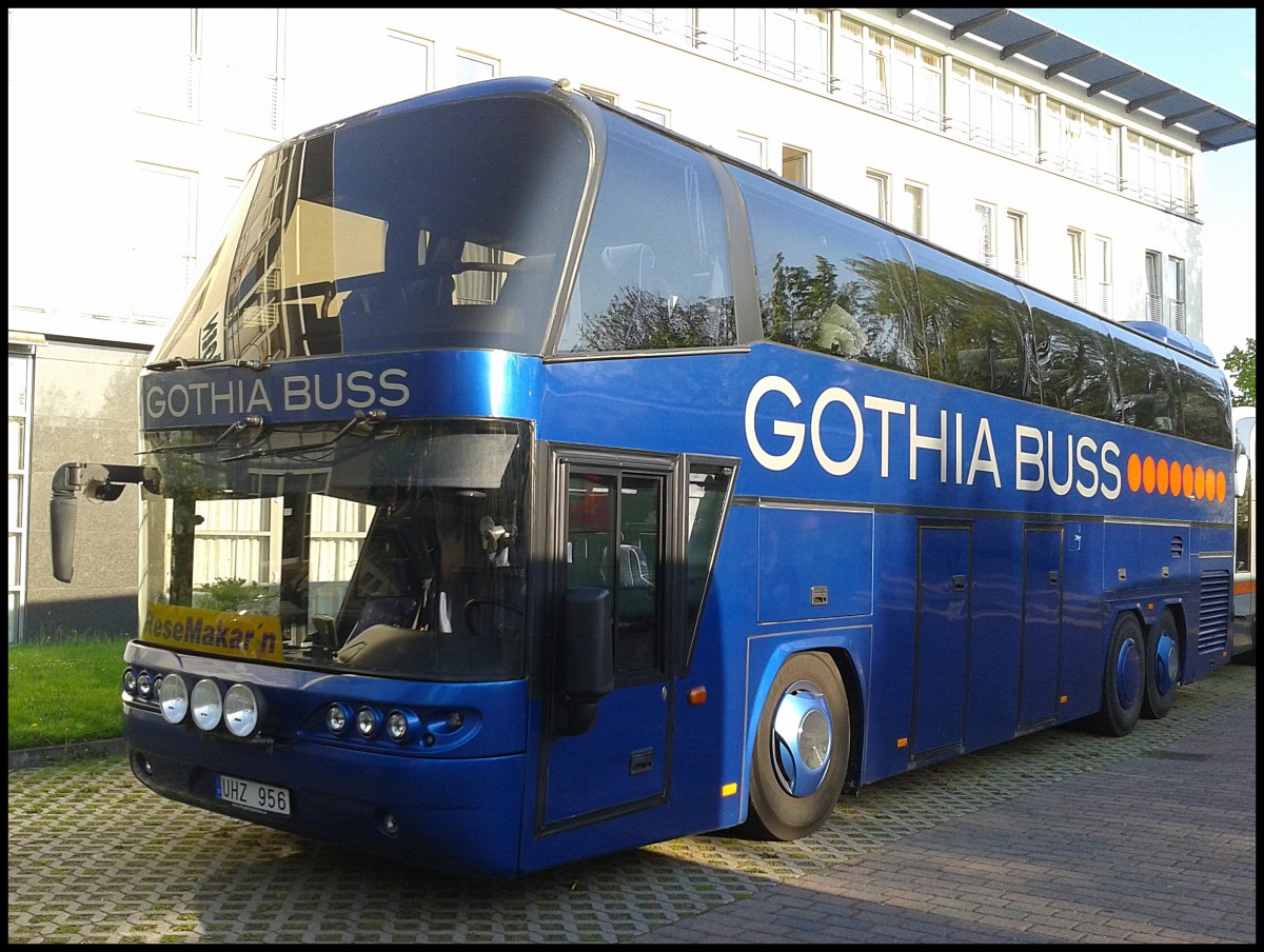 Neoplan Spaceliner von Gothia Buss aus Schweden in Bergen.