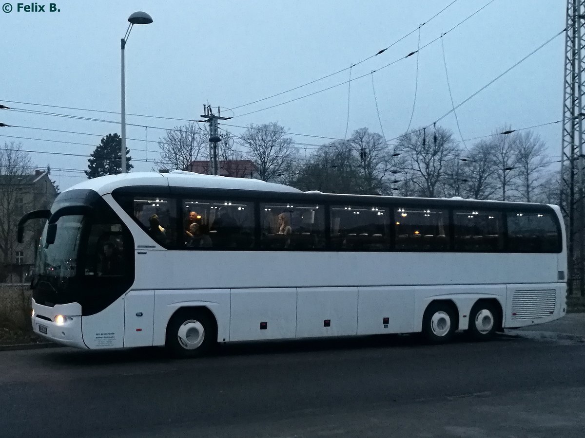 Neoplan Tourliner von Taxi & Busreisen N. Junklewitz aus Deutschland in Greifswald.
