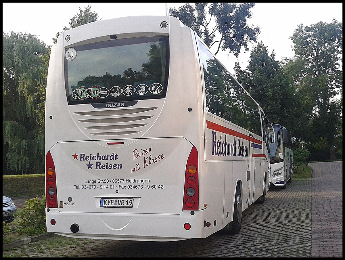 Scania Irizar von Reichardt-Reisen aus Deutschland in Bergen.