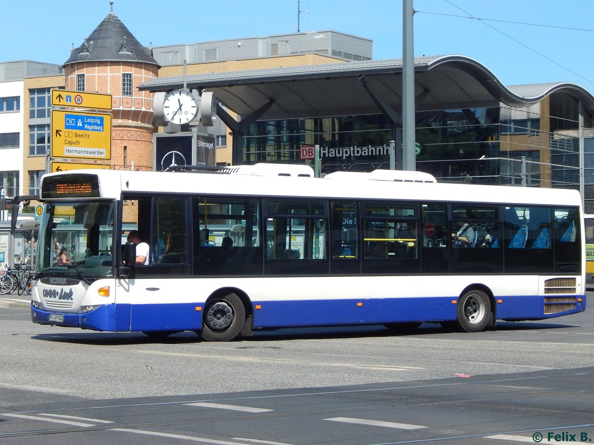 Scania OmniLink vom Busbetrieb W. Patzsch aus Deutschland in Potsdam. 
