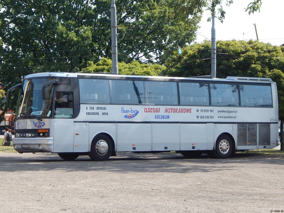 Setra 250 Spezial von Paan-Bus aus Polen in Stettin.